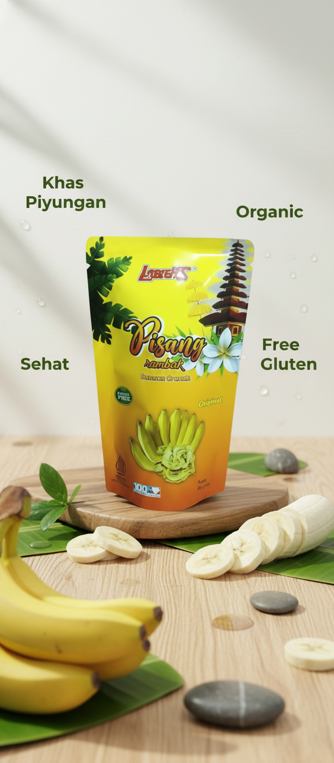 Rambak Pisang LABIEN'S dengan pisang segar